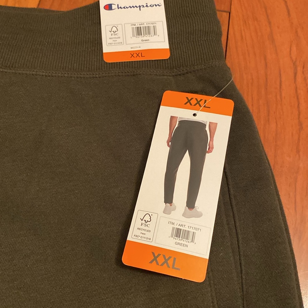 Champion Men’s sweatpants, green xxl - Picture 2 of 2